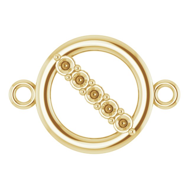 Accented Circle Bracelet Center