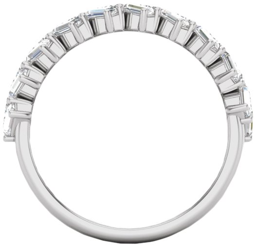 14K White 7/8 CTW Diamond Anniversary Band