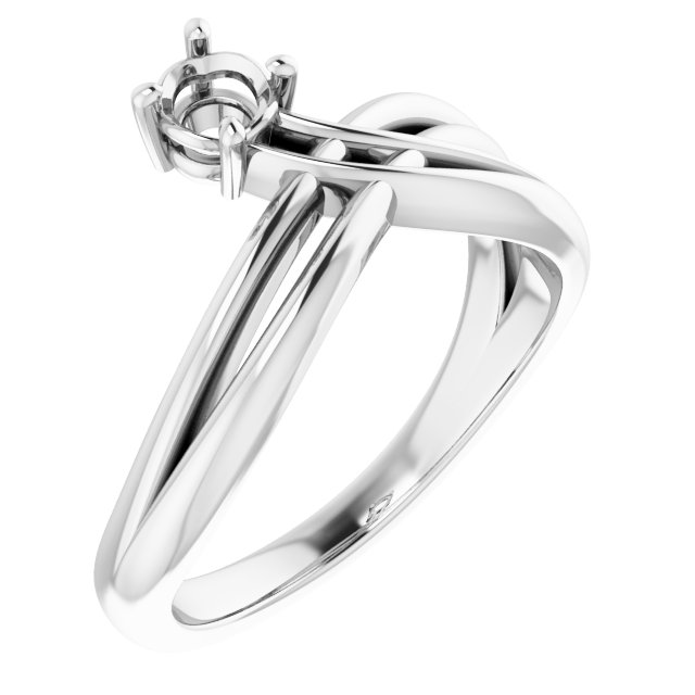 Solitaire Freeform Ring