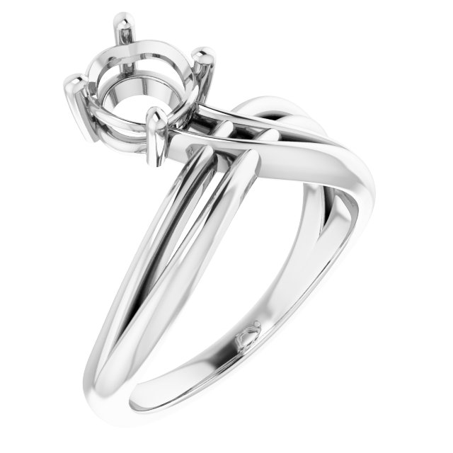 Solitaire Freeform Ring