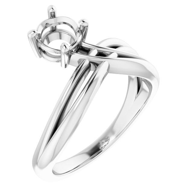 Solitaire Freeform Ring