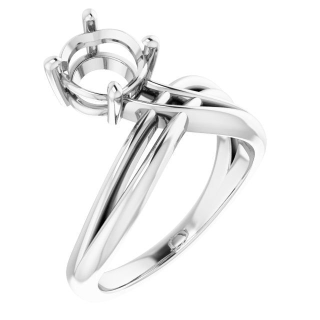 Solitaire Freeform Ring