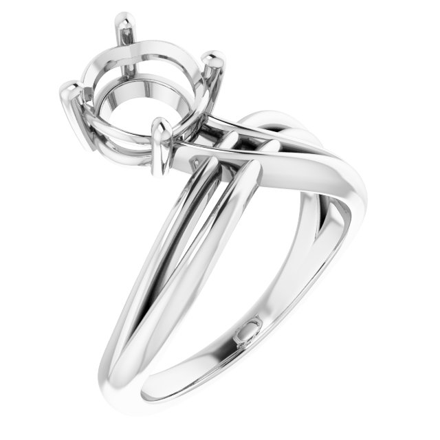 Solitaire Freeform Ring
