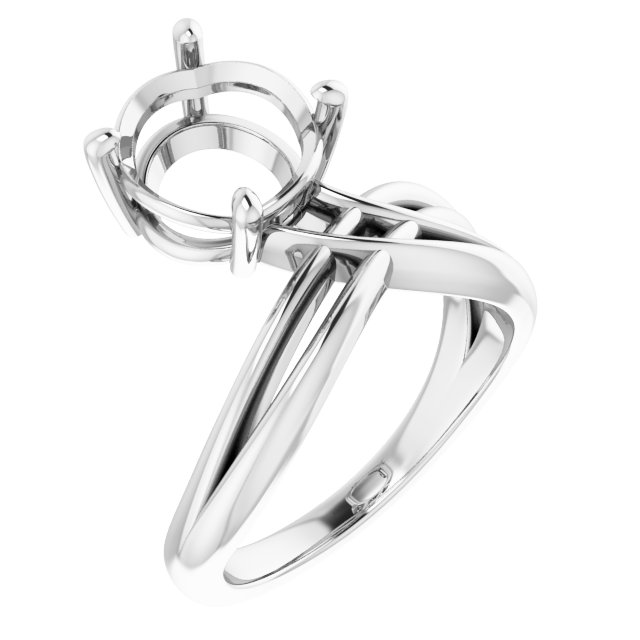 Solitaire Freeform Ring
