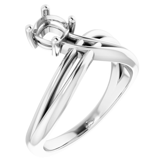 Solitaire Freeform Ring