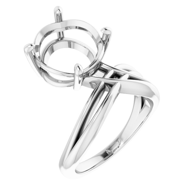 Solitaire Freeform Ring
