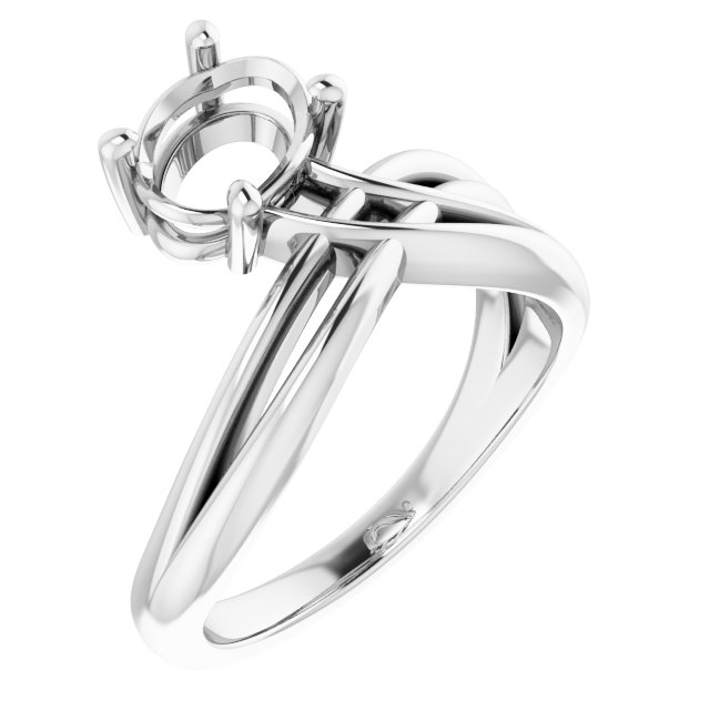 Solitaire Freeform Ring