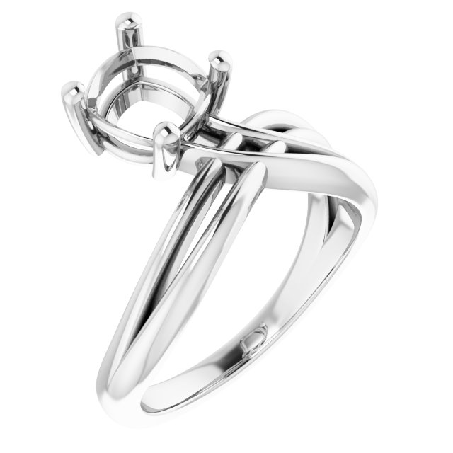 Solitaire Freeform Ring
