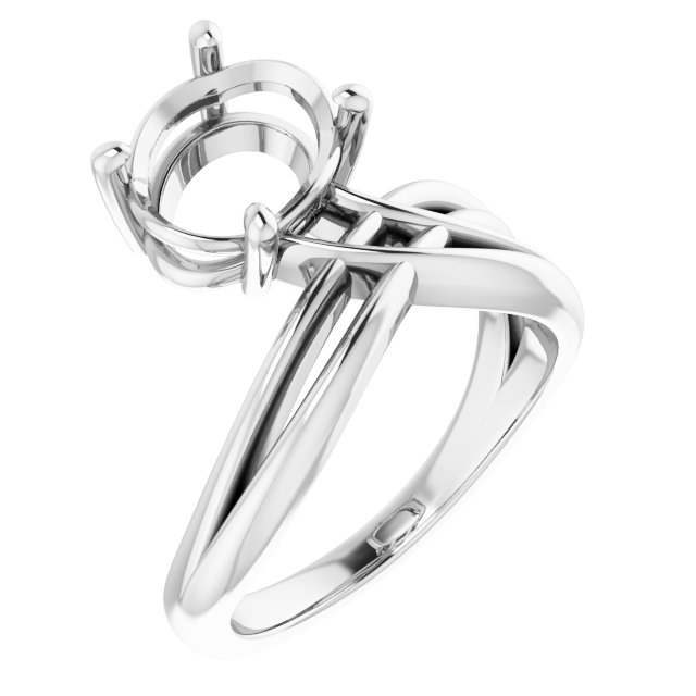 Solitaire Freeform Ring