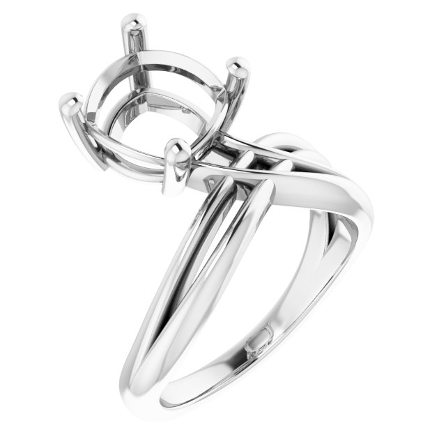 Solitaire Freeform Ring