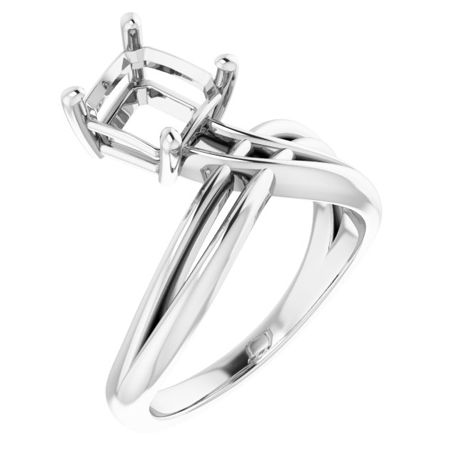 Solitaire Freeform Ring