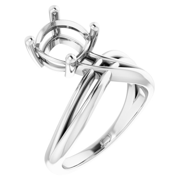 Solitaire Freeform Ring