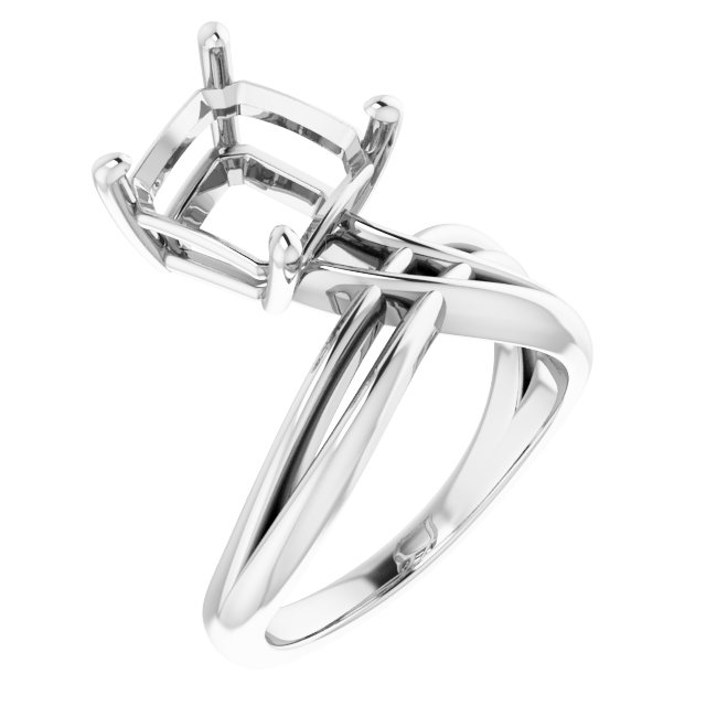 Solitaire Freeform Ring