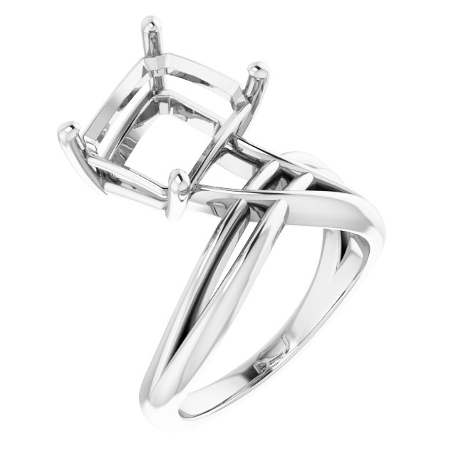 Solitaire Freeform Ring