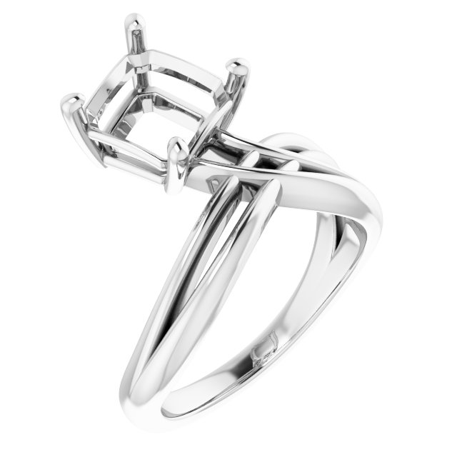 Solitaire Freeform Ring