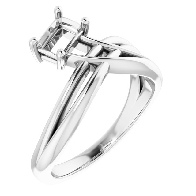 Solitaire Freeform Ring