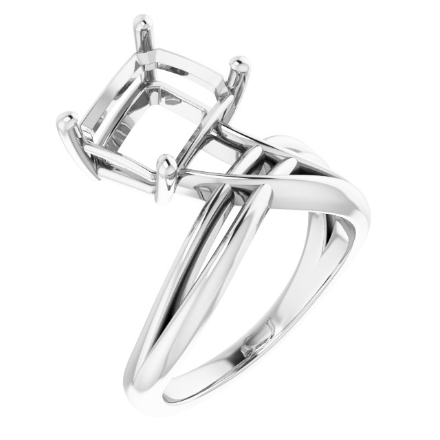 Solitaire Freeform Ring