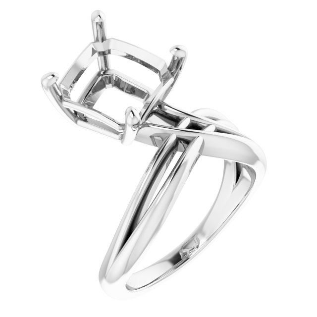 Solitaire Freeform Ring
