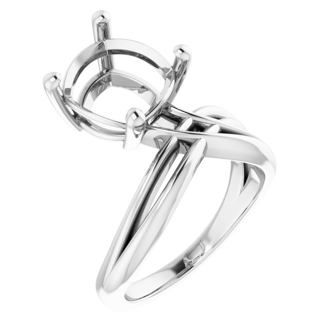 Solitaire Freeform Ring