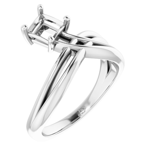 Solitaire Freeform Ring