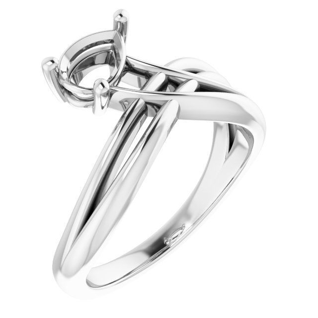 Solitaire Freeform Ring
