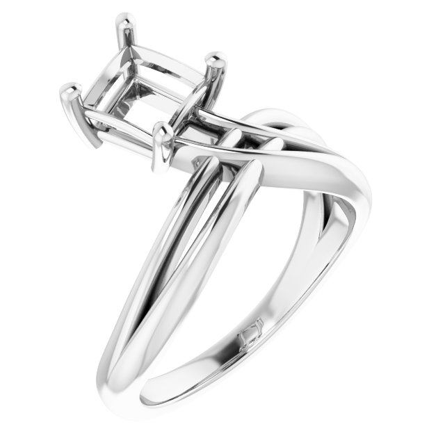 Solitaire Freeform Ring
