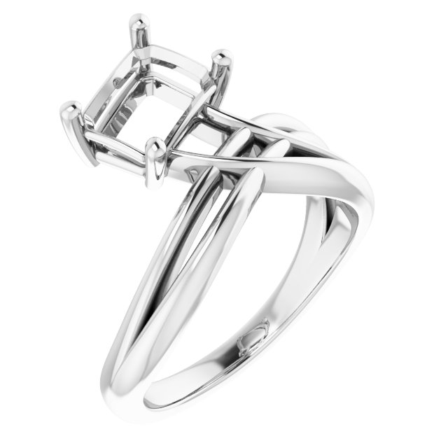 Solitaire Freeform Ring