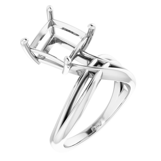 Solitaire Freeform Ring