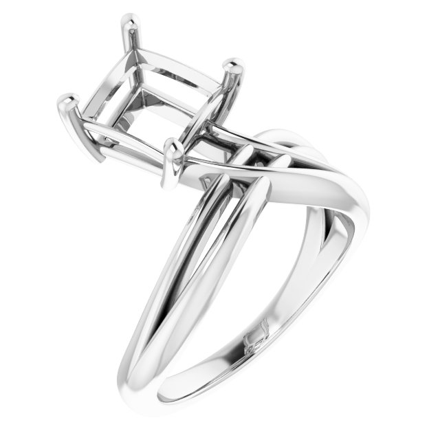 Solitaire Freeform Ring