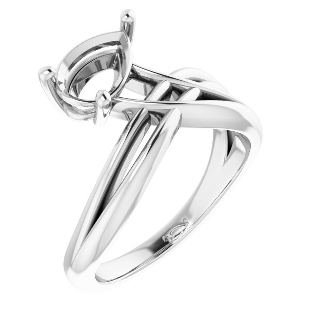 Solitaire Freeform Ring