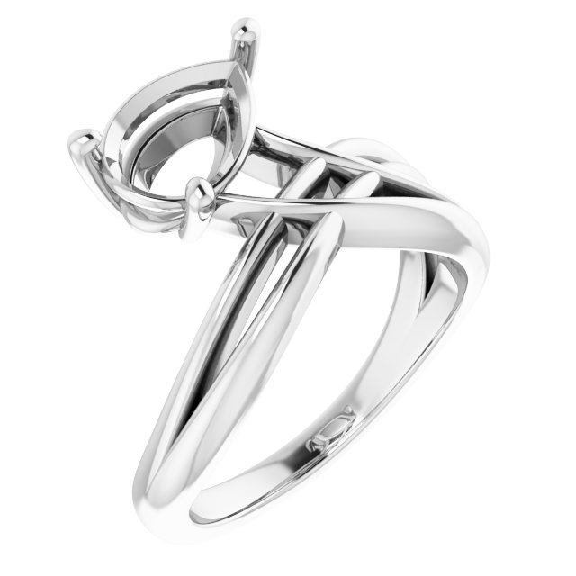 Solitaire Freeform Ring