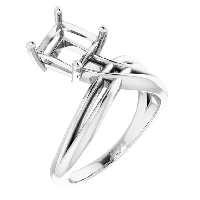 Solitaire Freeform Ring