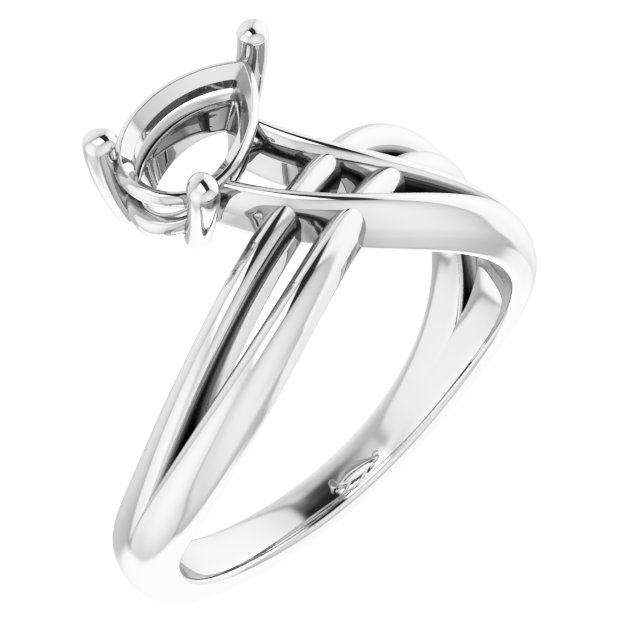 Solitaire Freeform Ring