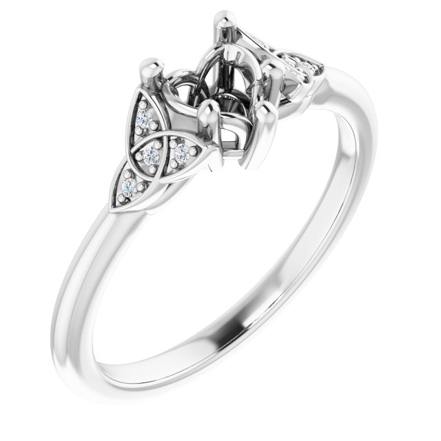 14k White Gold