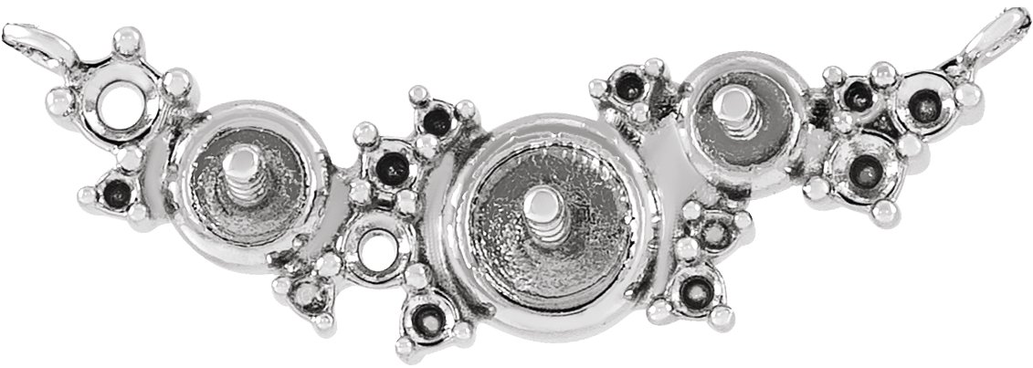 Accented Pearl Necklace or Center