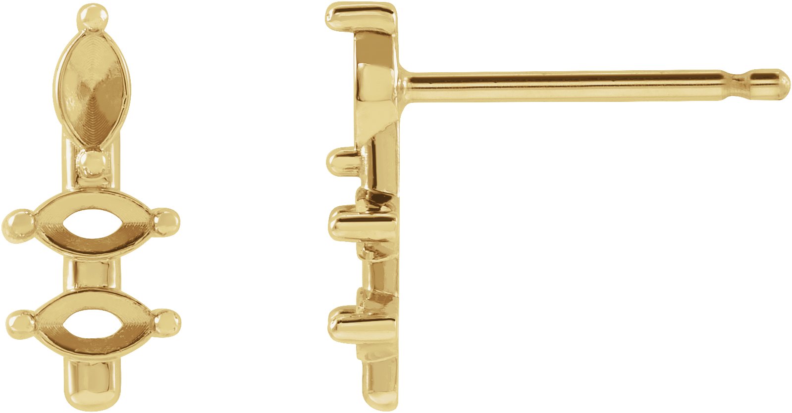 Marquise Bar Earrings