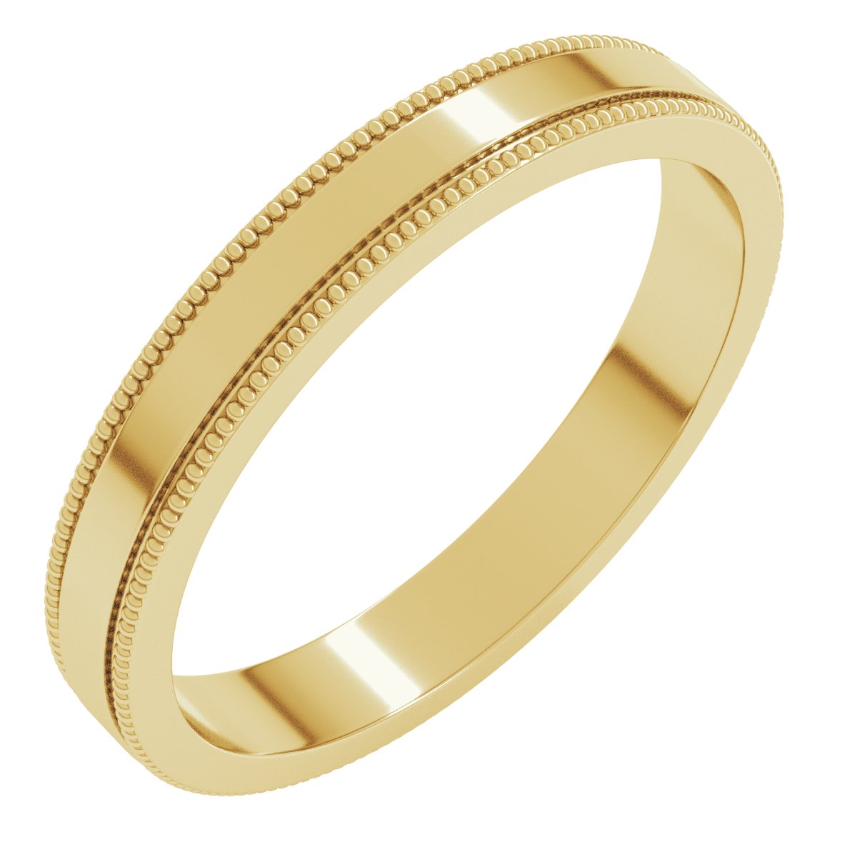 Milgrain Flat Band
