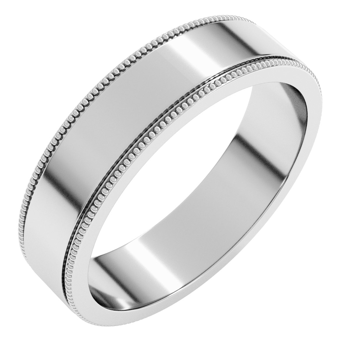 Milgrain Flat Band