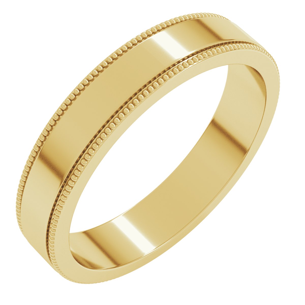Milgrain Flat Band