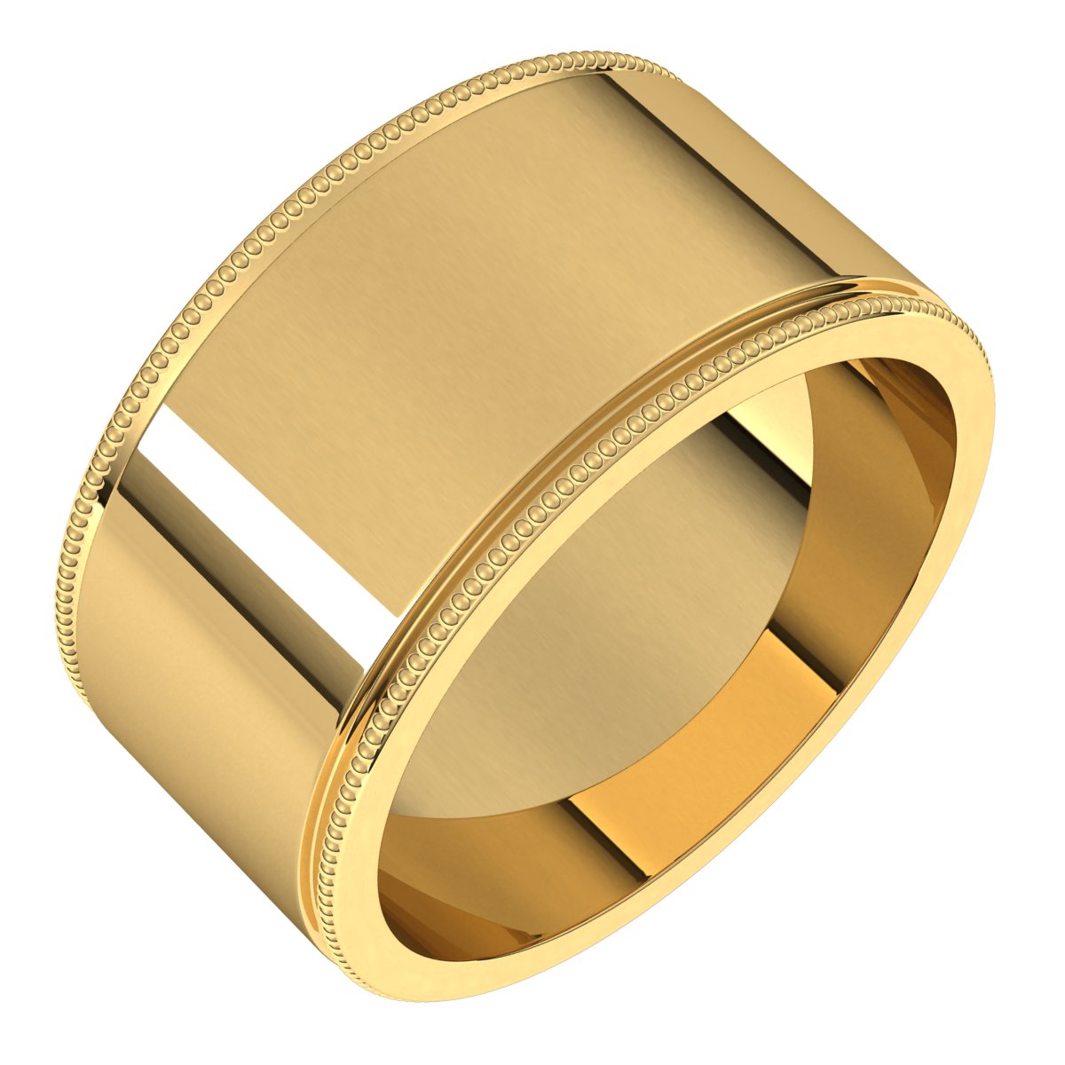 Milgrain Flat Band