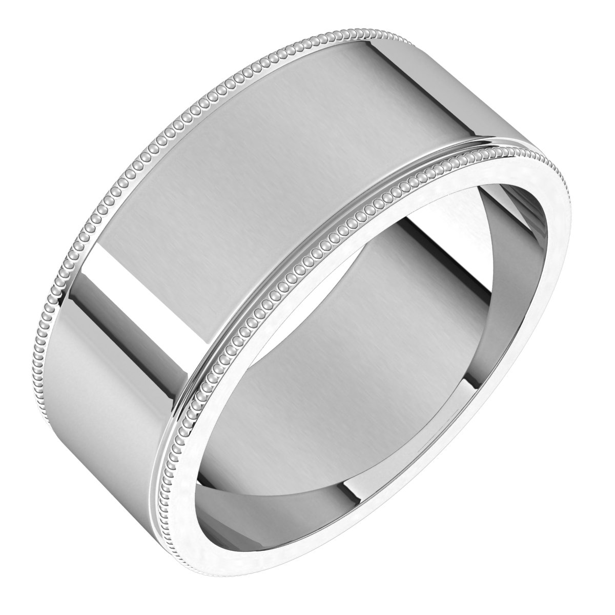 Milgrain Flat Band