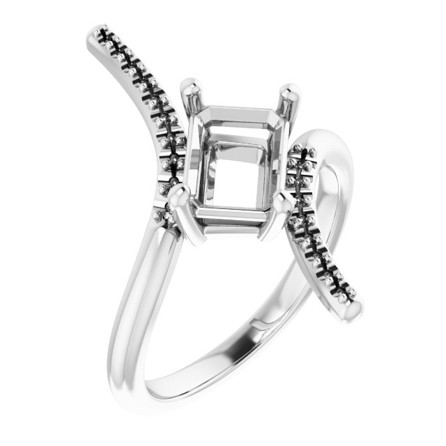 Accented Bypass Ring