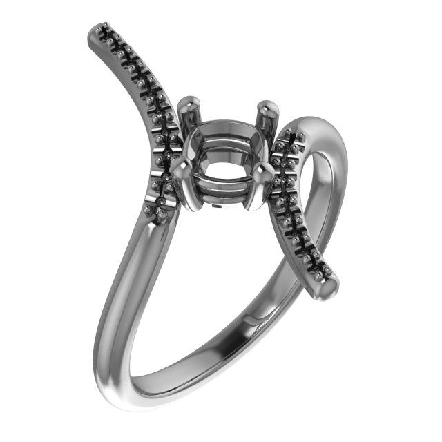 12x8 mm Pear Ring Mounting