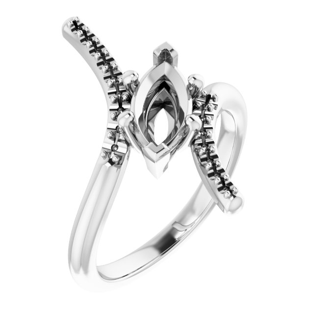 Accented Bypass Ring
