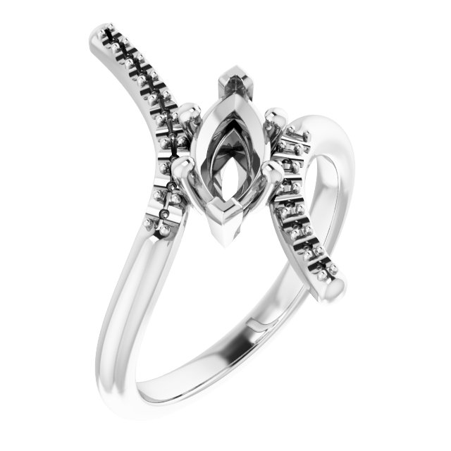 Accented Bypass Ring