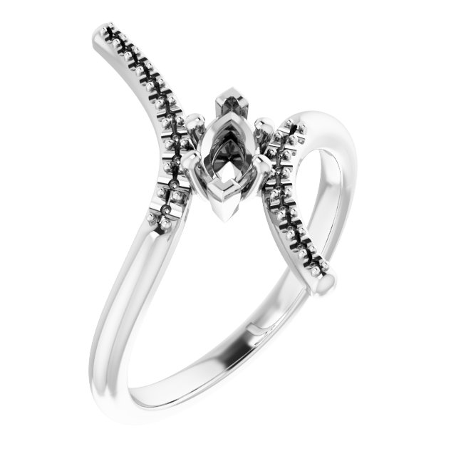 Accented Bypass Ring