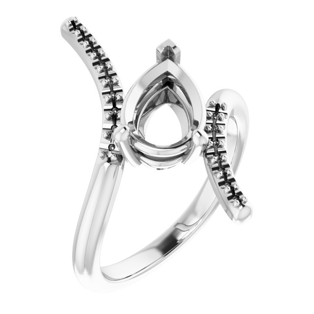 Accented Bypass Ring