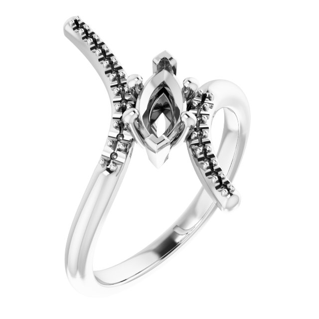Accented Bypass Ring