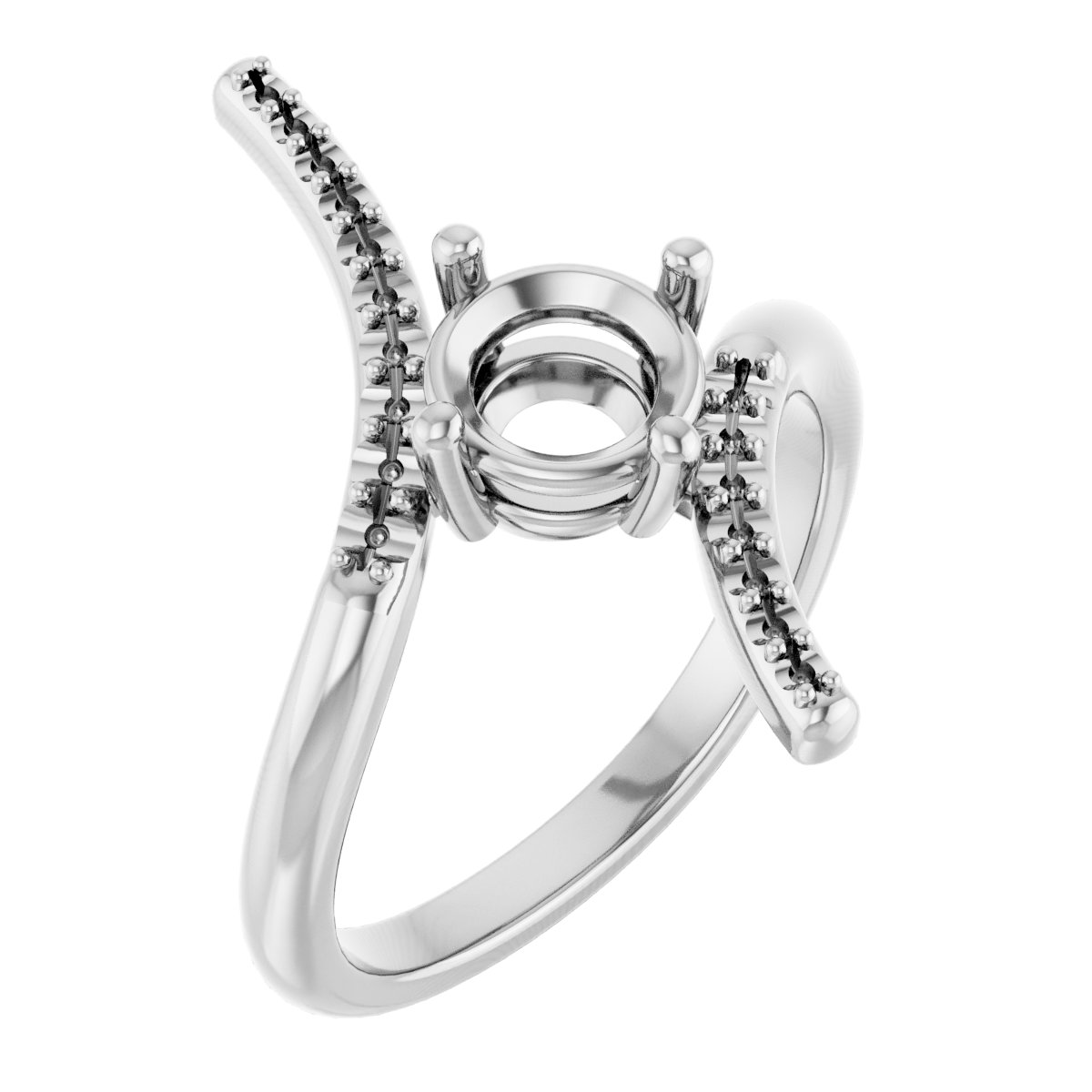 Accented Bypass Ring