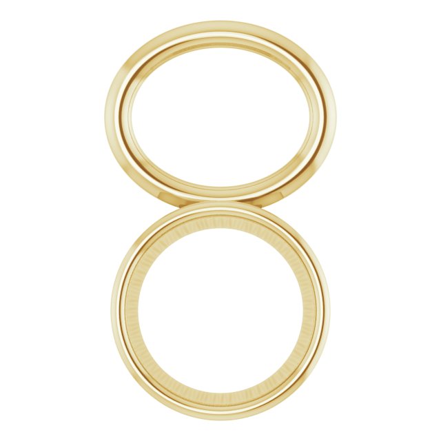 Bezel-Set Hoop Dangle